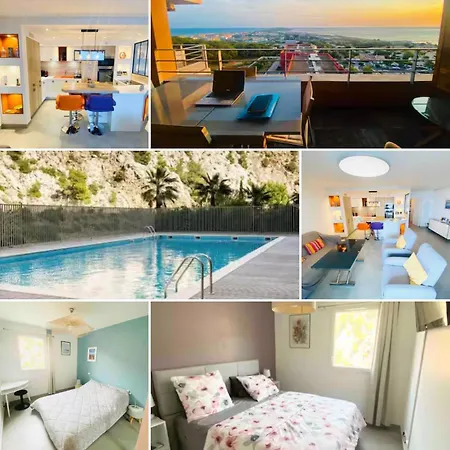 #sete T3 Vue & Etang Piscine Balcon Daire *